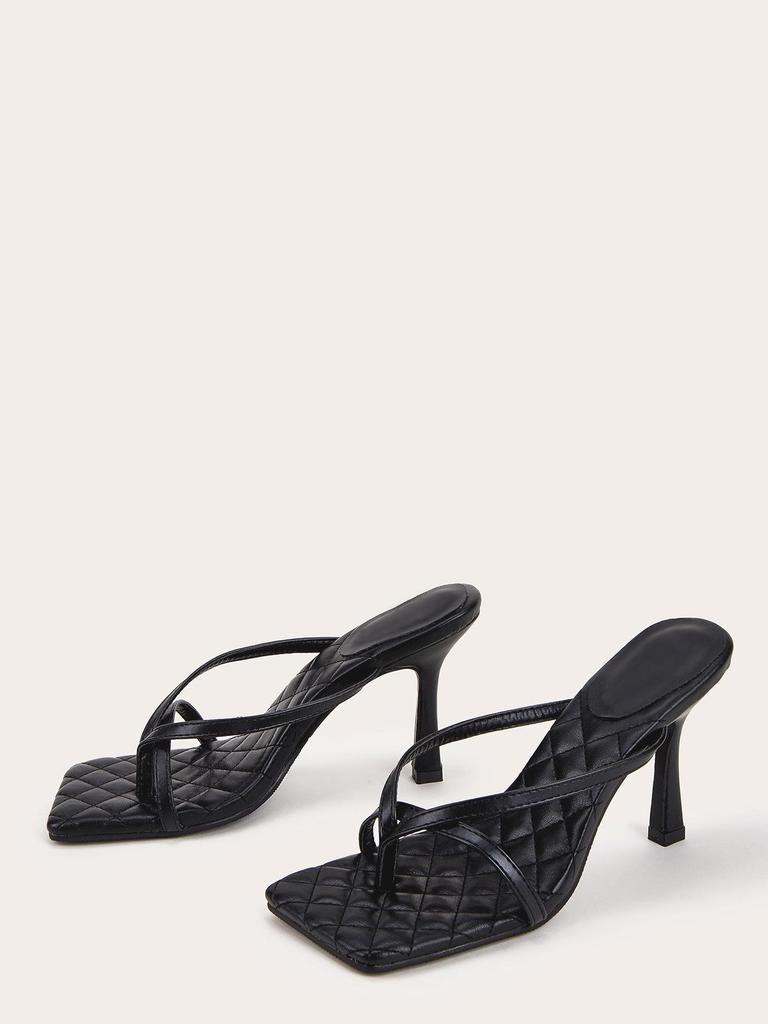 2025 Plus Size Women's Stiletto Sandals & Slippers - Sexy High Heels for Europe & America