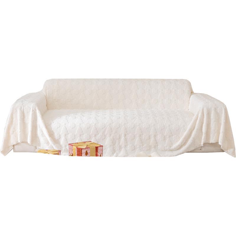 Kratzfester Stoff Sofabezug All-Inclusive Universalbezug Winterplüsch Rutschfeste Mattenabdeckung Handtuch Sofabezug Vollständig bedeckte Decke