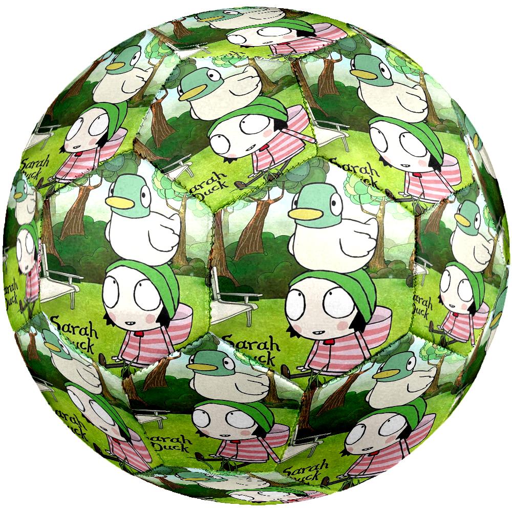 Sarah & Duck Theme Size 5 Soccer Ball, Suitable for Both Indoor and Outdoor Matches, a Gift Suitable for Everyone.