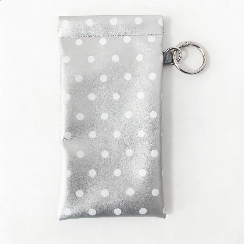 Protective Eyeglass Case Polka Dot Design Sunglasses Pouch for Fashionable Added Style