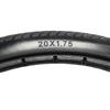 1pc Bike Solid Tire 20x1.75 Polyurethane No Inflation Outer Tire For 20inches Wheels Trolley Wheelchair Tyre Replacement Accesso