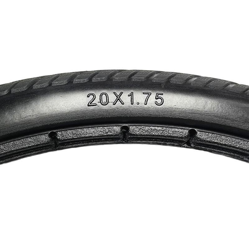 1pc Bike Solid Tire 20x1.75 Polyurethane No Inflation Outer Tire For 20inches Wheels Trolley Wheelchair Tyre Replacement Accesso