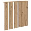 Wall Mounted Coat Rack  Artisan Oak  84 x 10 x 80 cm