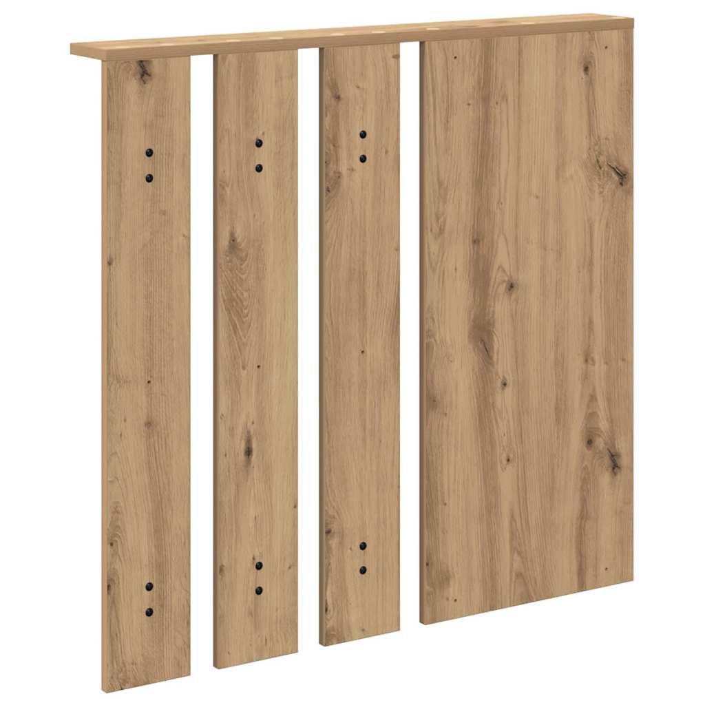 Wall Mounted Coat Rack Artisan Oak 84 x 10 x 80 cm