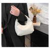 Women Classic Woven Embossed Soft Pu Leather Small Top Handle Hobo Shoulder Bag Casual Daily Handbag
