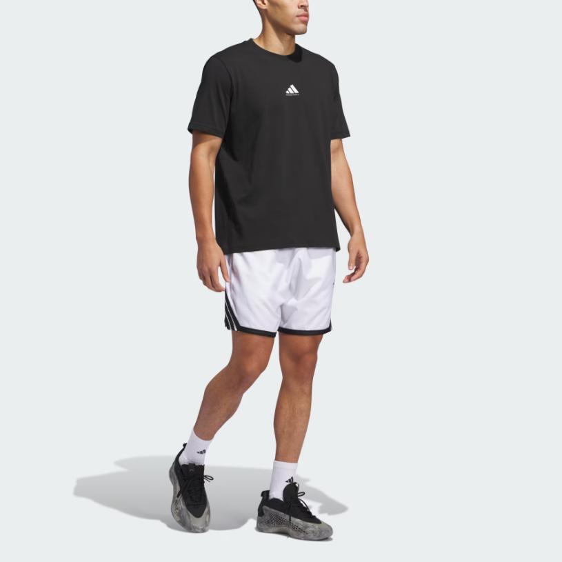 Adidas Climacool Crazy Lite Loose Fit Comfortable Lace-Up Basketball Pants Men bottoms Black White JN0320