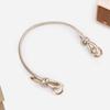 Women's Fashion Knotted Handbag Strap - PU Leather & Metal Ring Shoulder Accessory.