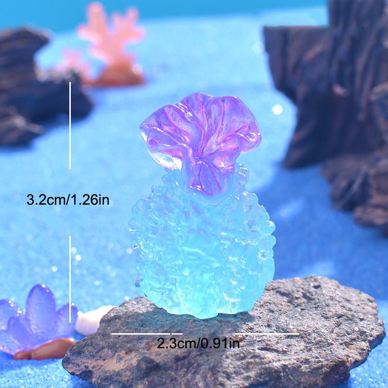 

Морской Светящийся Коралл Микро Ландшафтные Украшения Светящийся Коралл Устрица Сделай Сам Настольный Аквариум Декор Игрушки Модель Кукольного Домика