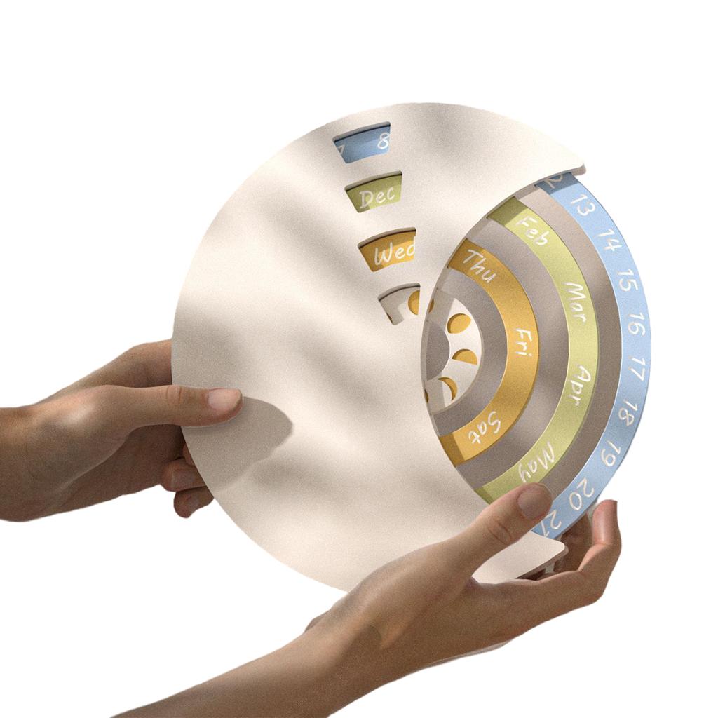 Perpetual Calendar Silicone Molds Moon Phase Molds DIY Home Decorative Date Dial Epoxy Resin Mold for DIY Crafts Home Ornaments