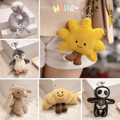 JC Fun Plush Keychain: Versatile Doll Pendant & Backpack Accessory Gift for Girls