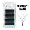 Lashine YY 3D 4D 5D 6D W Shape Lash Premade Fans Eyelash Extension Faux Mink Natural Soft Clover Lash Cilio Volume Eyelashe