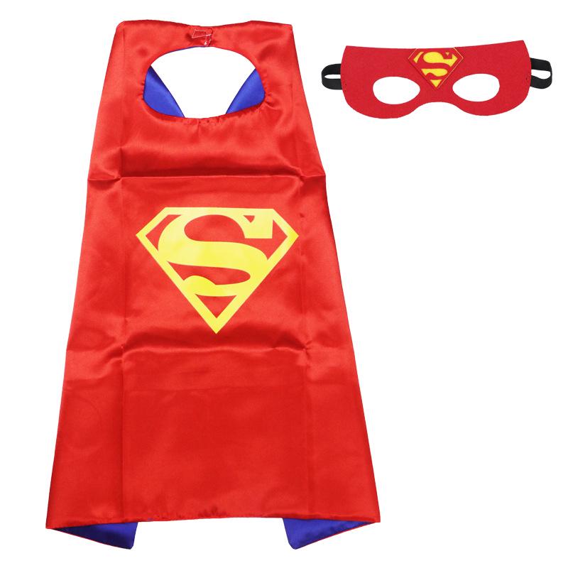 Kids' Marvel Superhero Capes: Superman, Batman, Spider-Man, Iron Man, Captain America