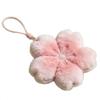 Friendship Cherry Blossom Pendant Ornaments Fluffy Flower Pendant Plush Flower Keychain  Gifts