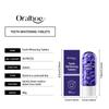Purple Chewable Toothpaste Tablets Teeth Cleaning Fresh Breath Portable Travel Camping Oral Care Zero Leakage Family Daily Dental Gift