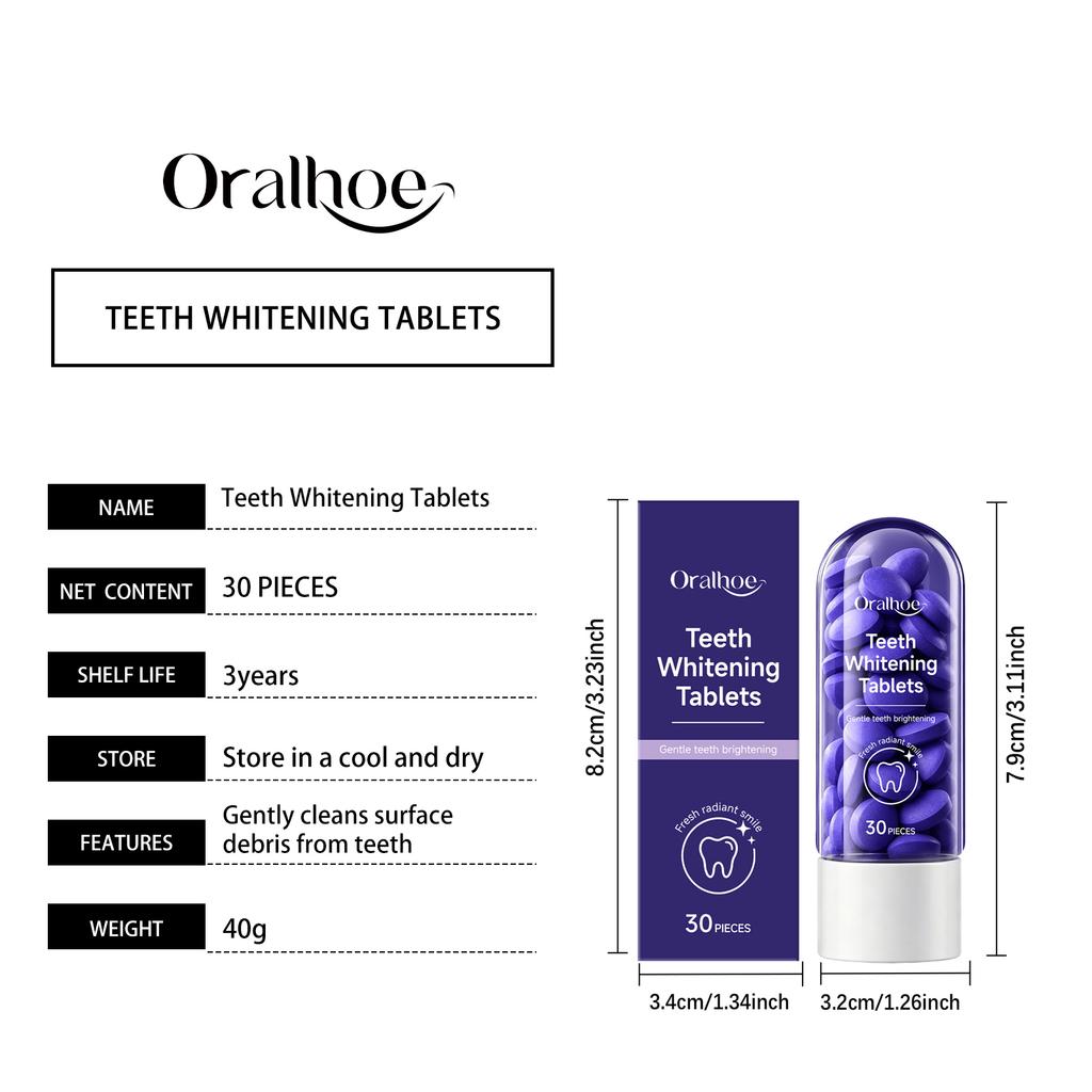 Purple Chewable Toothpaste Tablets Teeth Cleaning Fresh Breath Portable Travel Camping Oral Care Zero Leakage Family Daily Dental Gift