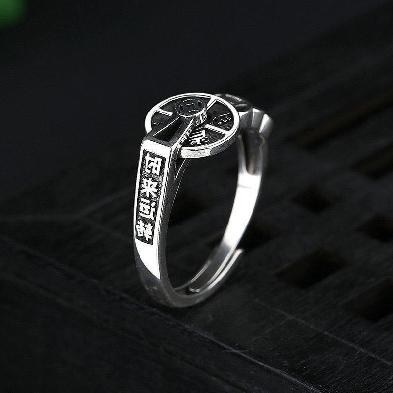 Original Lucky Money Ring Split Ring Turning Ring