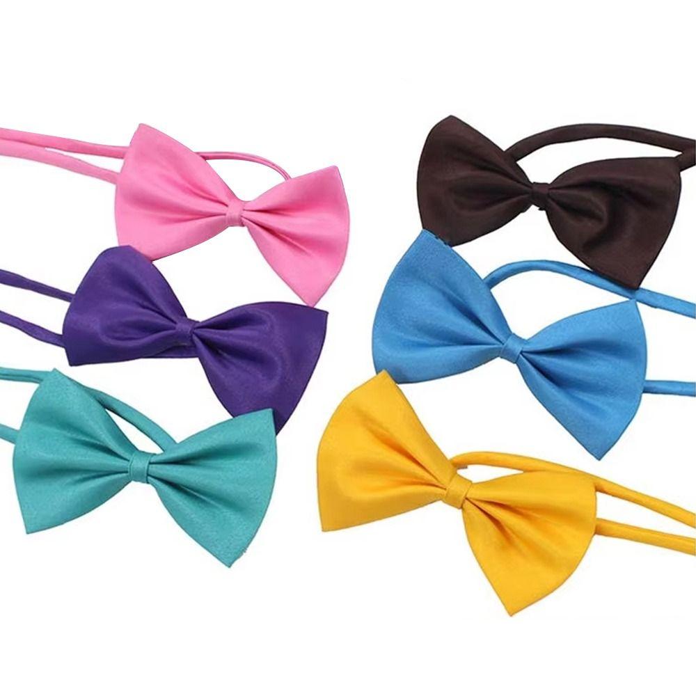 Adjustable Children Bow Tie Pre-Tied Kids Accessories Fashion Baby Bow Tie  Boys Girls