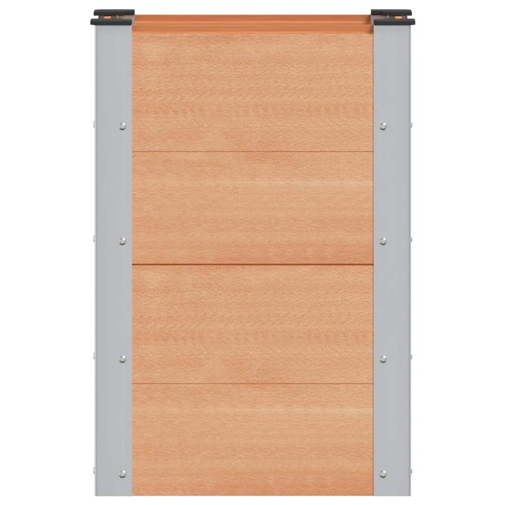 Raised Garden Bed Brown 50 X 30 X 72 Cm