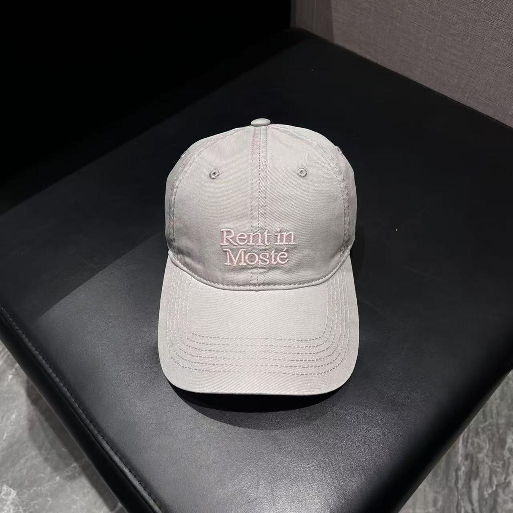 Korean Atmosphere Embroidery Letter Soft Top Baseball Cap Women's Spring New Versatile Face Small Sunshade Cap Men