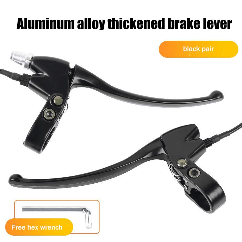 Ultralight Bicycle BMX Brake Handle Electric Bike Cycling Brake Levers V/Disc Brake Handle With Wire Power-off Switch Accessor