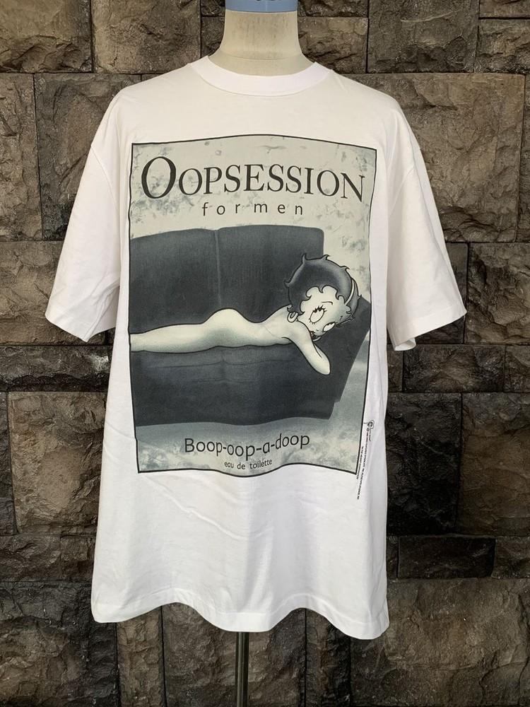 90s Betty Boop King Features Parody White Unisex Tshirt Reprint  KH12814 Unisex T-Shirt XL