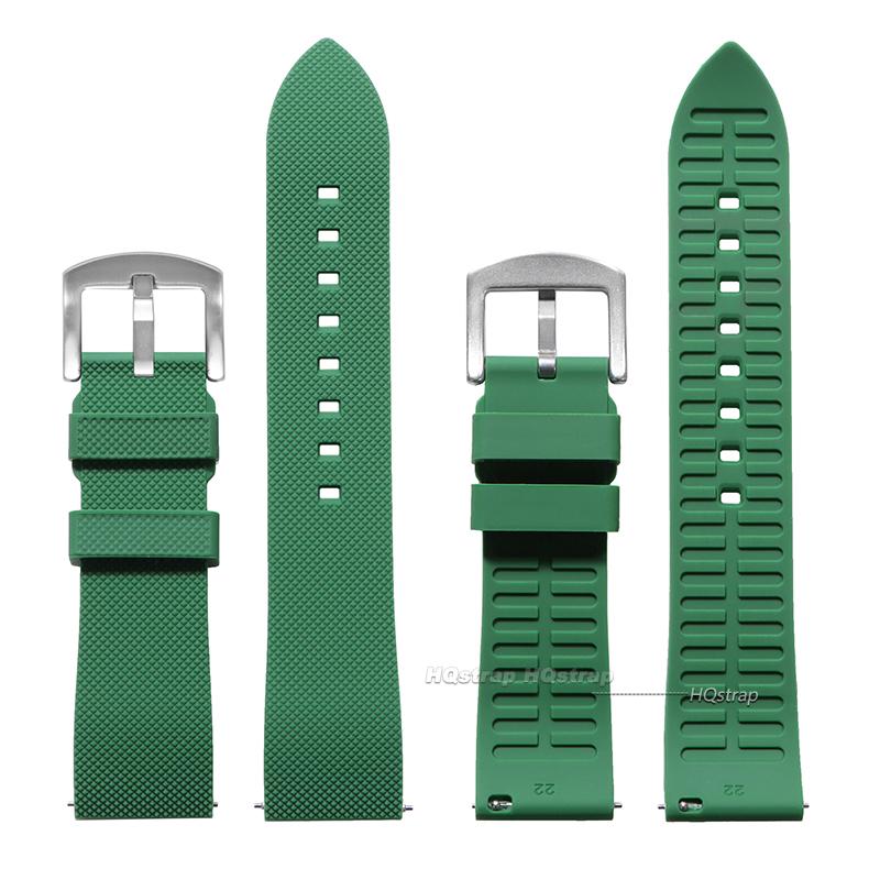 20mm 22mm Rubber Strap High Quality Silicone Watch Band for Omega Soft Sport Belt Waterproof Wristband Quick Release Bracelet