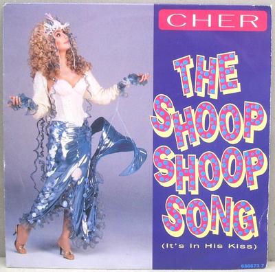 7inch Record CHER - The Shoop Shoop Song (It's In His K 6566737 Epic 1991 UK Rock Used