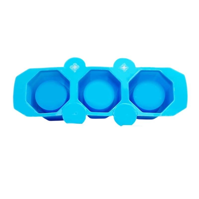 3 Cavities Silicone Molds Professional Silicone Soap Molds  Food Safe Easy Demolding For Making Candle Soap Chocolate