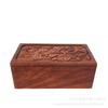 Handcrafted Rosewood Jewelry Box With Dragon Phoenix Carving Magnetic Wedding Gift Couples