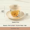 OLOEY Vintage Ceramic Coffee Cup and Saucer Set