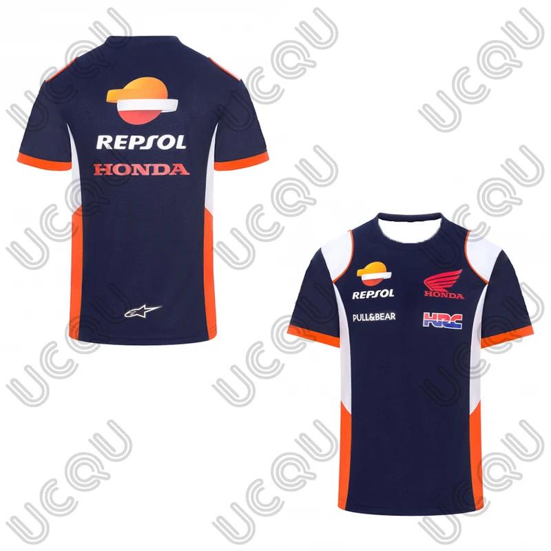 Honda 26 Unisex Koszulka Oddychająca Szybkoschnąca Casualowa Krótki Rękaw Letnia Rowerowa Terenowa Góra RA4