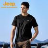 Jeep Men's Outdoor Quick-Dry Short Sleeve T-Shirt