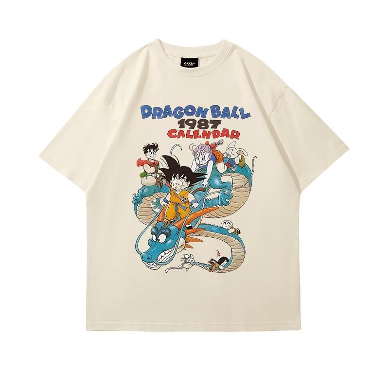 

Dragon Ball 2026 Summer 100 Cotton Master Roshi Printed Son Goku Fitness Tshirt Vintage Harajuku Neutral Kids Tshirt Top Y2k S