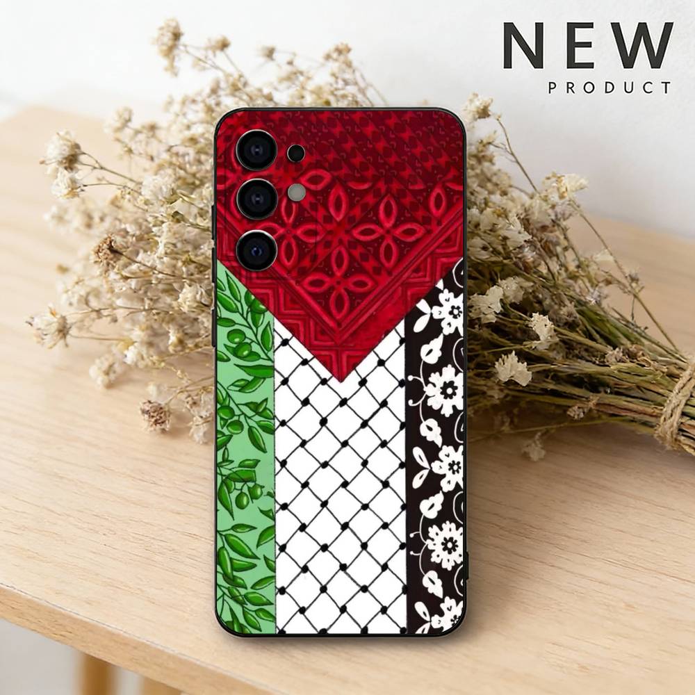 P-PalestineS Hattah K-Keffiyeh Phone Case For Samsung S26,25,24,23,22,21,20,30,Ultra,Plus,Fe,Lite Black Shell Samsung S26ULTRA