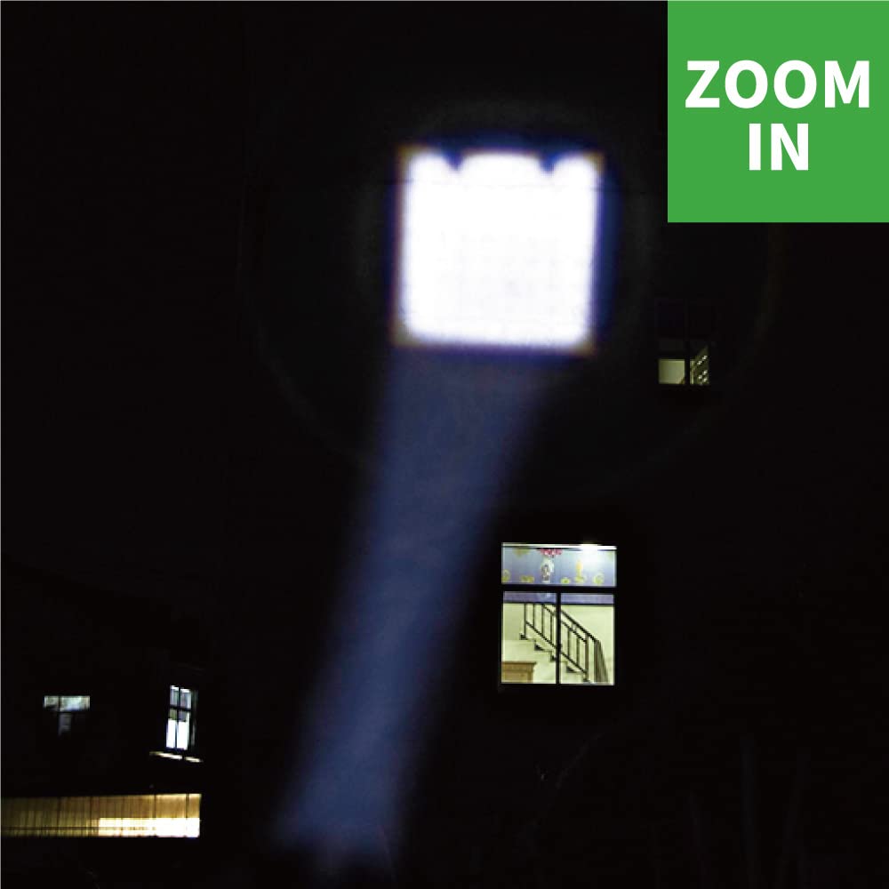Rechargeable LED Stretch Zoom Handheld Flashlight with 5 Rechargeable Charging Powerful T6 10W LED Work Emergency Wide Beam Angle for Outdoor Use