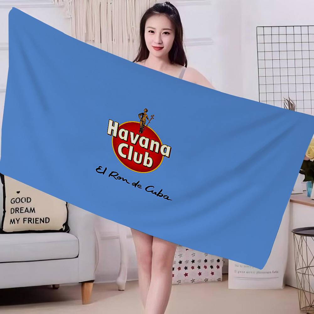 H-Havana C-Club Beach Towel Colorful Bath Towels for Girl Microfiber Quick Dry Custom Sand Free Beach Yoga Spa Gym Pool