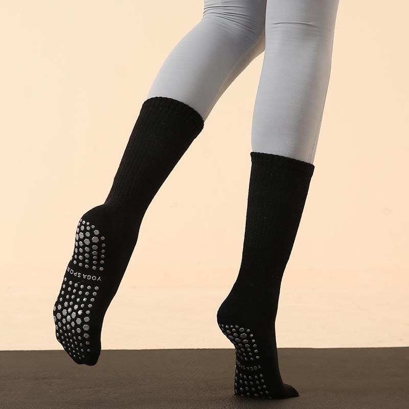 Yoga Stockings Nonslip Cotton Pilates Breathable Sweatabsorbent Floor Socks