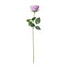Artificial Rose Flower Big Bloom Fake Silk Rose Flower Realistic Faux Long Stem Rose Bouquet with Leaves for Home Kitchen Party Wedding Decor