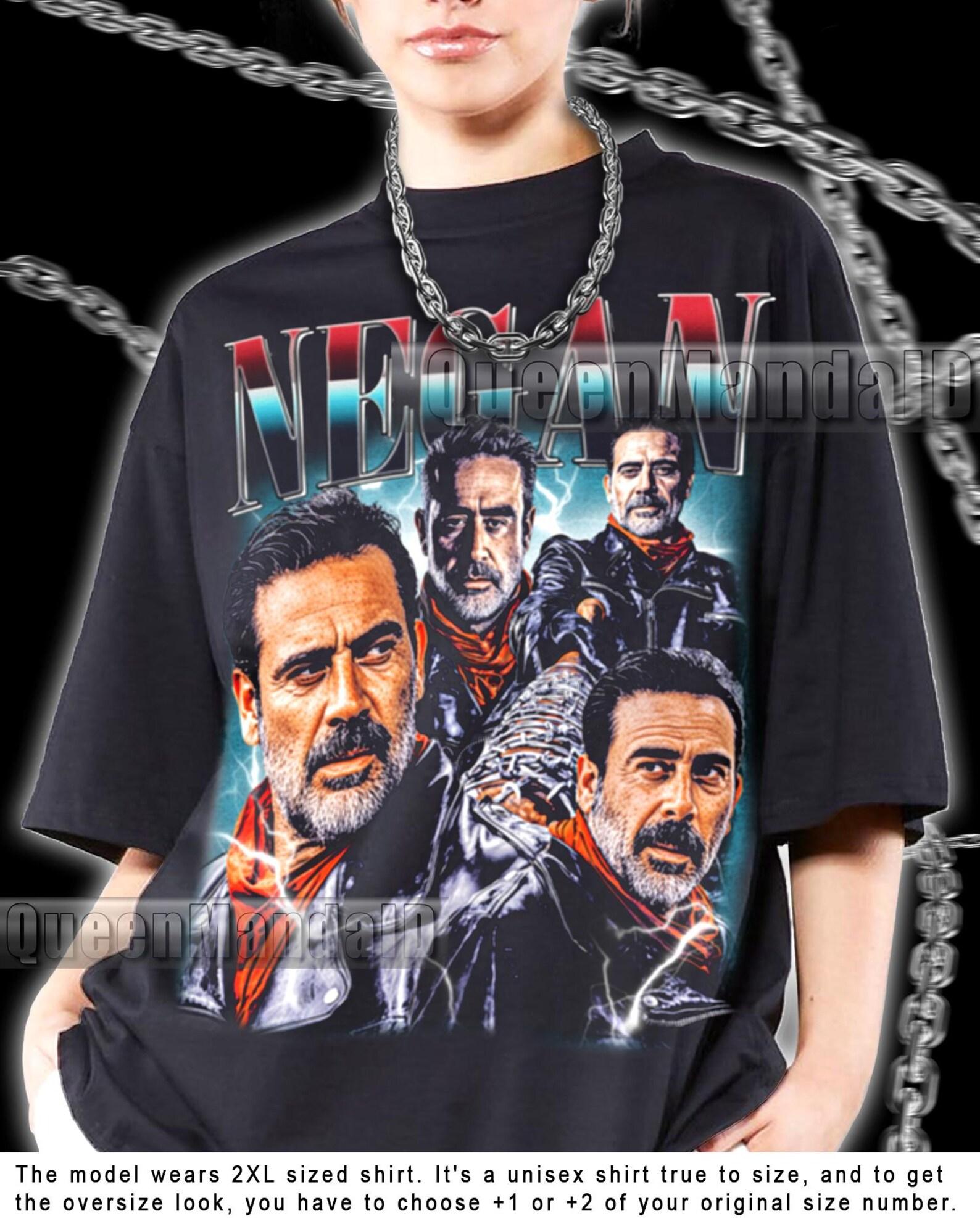 Vintage Negan Shirt Retro Fan Tee, 90s Retro Style Twd SweaT-Shirt PK190 M