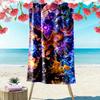 Pocket Monster Print Beach Towel, Large Soft Quick Dry Towel for Beach Camping Swimming