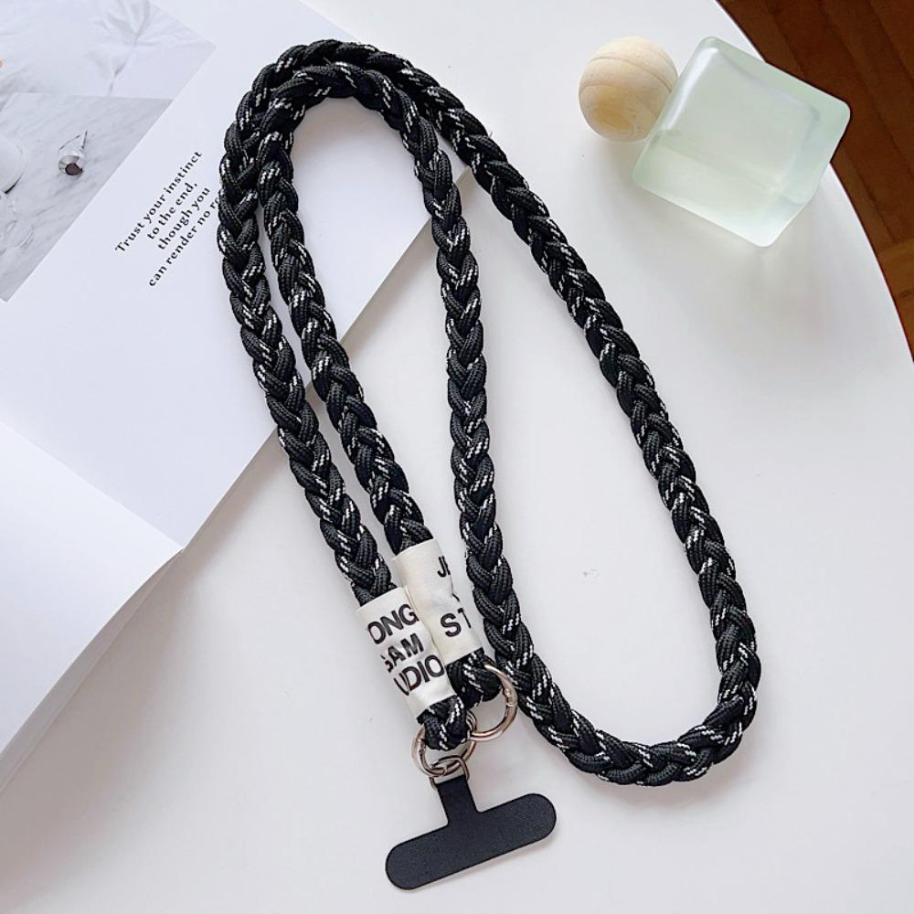 New Long Phone Lanyard Braided Rope Keychain Phone Case Chain Straps Crossbody Outdoor Lanyard Hanging Cord Phone Accessories