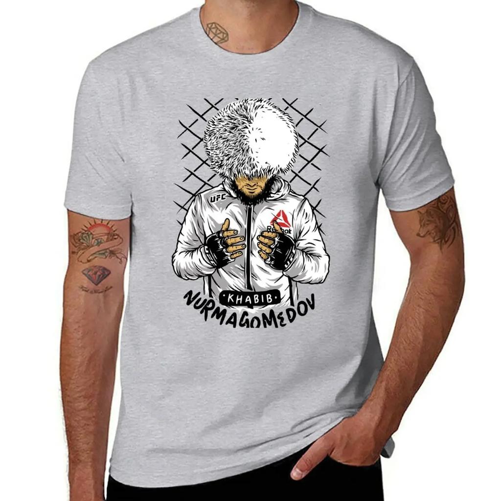 Khabib The  Nurmagomedov TShirt Graphic T Shirt Vintage Cute Tops T Shirt for Men 2025 New Model
