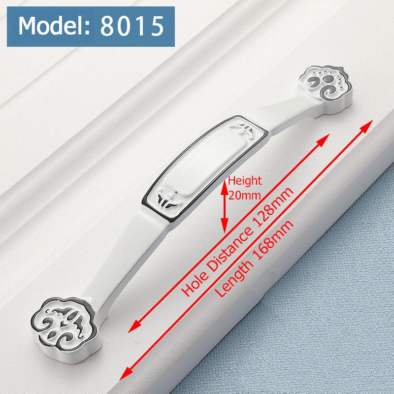 KAK Ivory White Kitchen Cabinet Handles European Style Cupboard Door Pulls Drawer Knobs Fashion Solid Furniture Handle Hardware