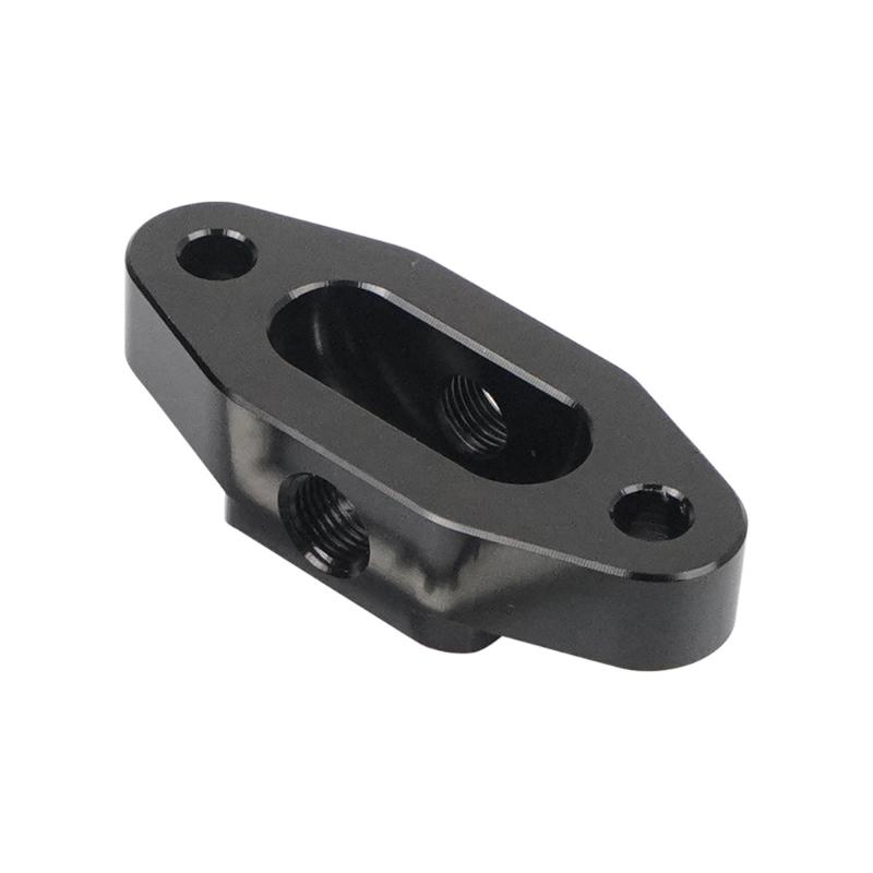 Aircraft Grade Aluminum Bypass Guard Cover (2x 1/8" NPT Ports) for LS Engines Enhancing Cooling Efficiency and Longevity