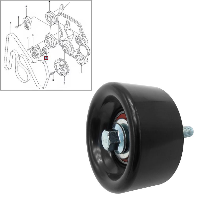Belt Tensioner Pulley Deflection Guide For Ford Transit II 2000-2006 Honda CR-V II III Civic Element LDV Convoy LTI TX 2001-2017