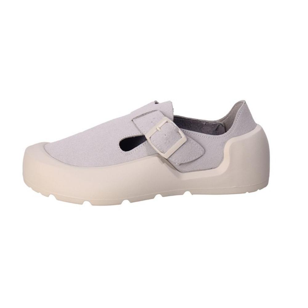Fashion Flat Shoes Women Casual Shoes Thick Bottom Sneaker Designer Casual Sneaker Men's 2025 Summer Brand Running Buckle Shoes