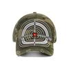 Heavy industry old camouflage bullseye baseball cap female personality street hip hop big head circumference deepened cap male trend