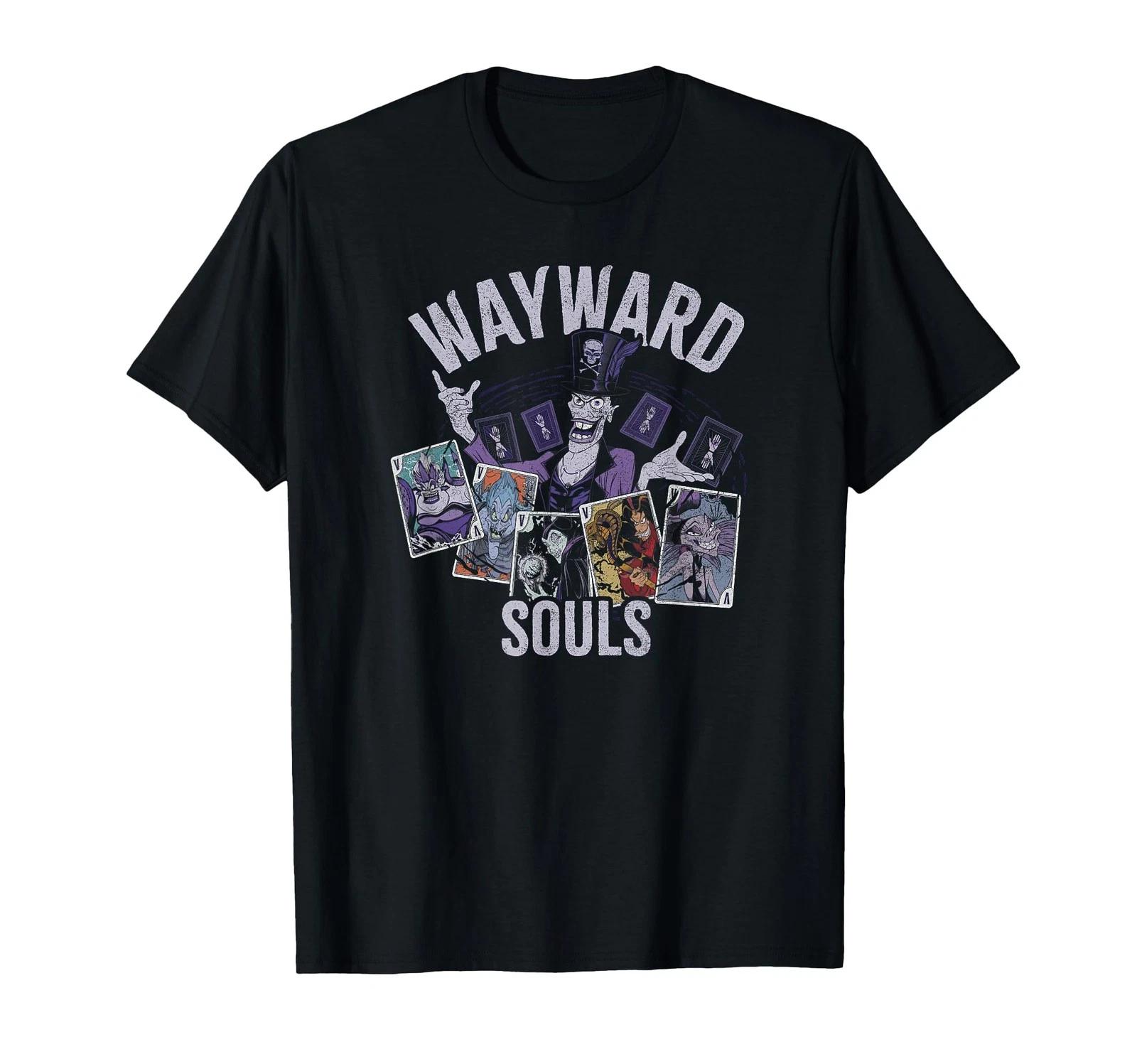 Disney Villains Dr. Facilier Wayward Souls Tarot Card T-Shirt_ 2XL