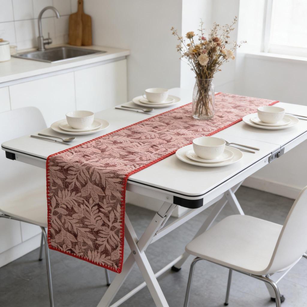 Modern Decorative Home Table Runner Nordic Cotton Linen, Soft Table Runner for Dining Table TV Stand Center Table Table Runner