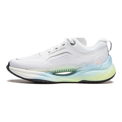 Li Ning Mäkké Chladivé Pohodlné Tlmiace Priedušné Ľahké Ležérne Topánky Dámske tenisky Štandardné-Biele AGLU022-3